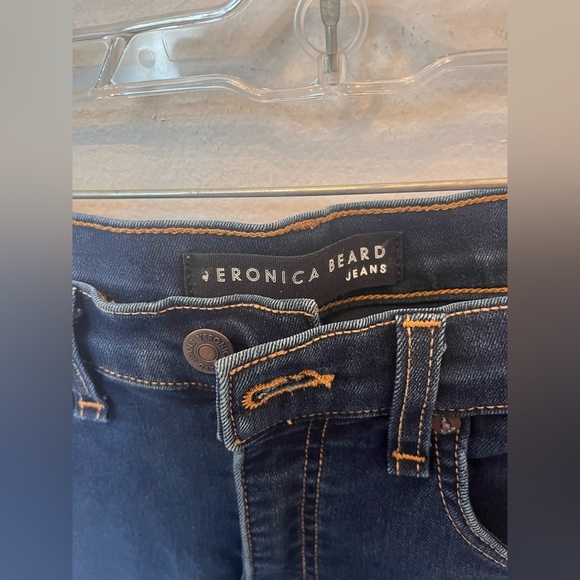 Veronica Beard Kate 10" Skinny Jeans 26 Waist Dark Wash - Picture 3 of 4